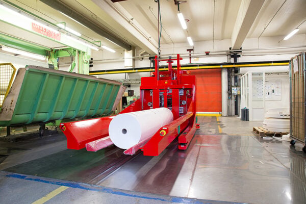 AGV Automated guided vehicles – Automatic logistics system - Solving