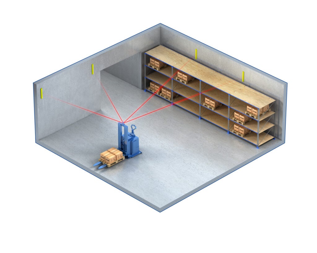 Automated guided vehicle: Lasernavigointi 