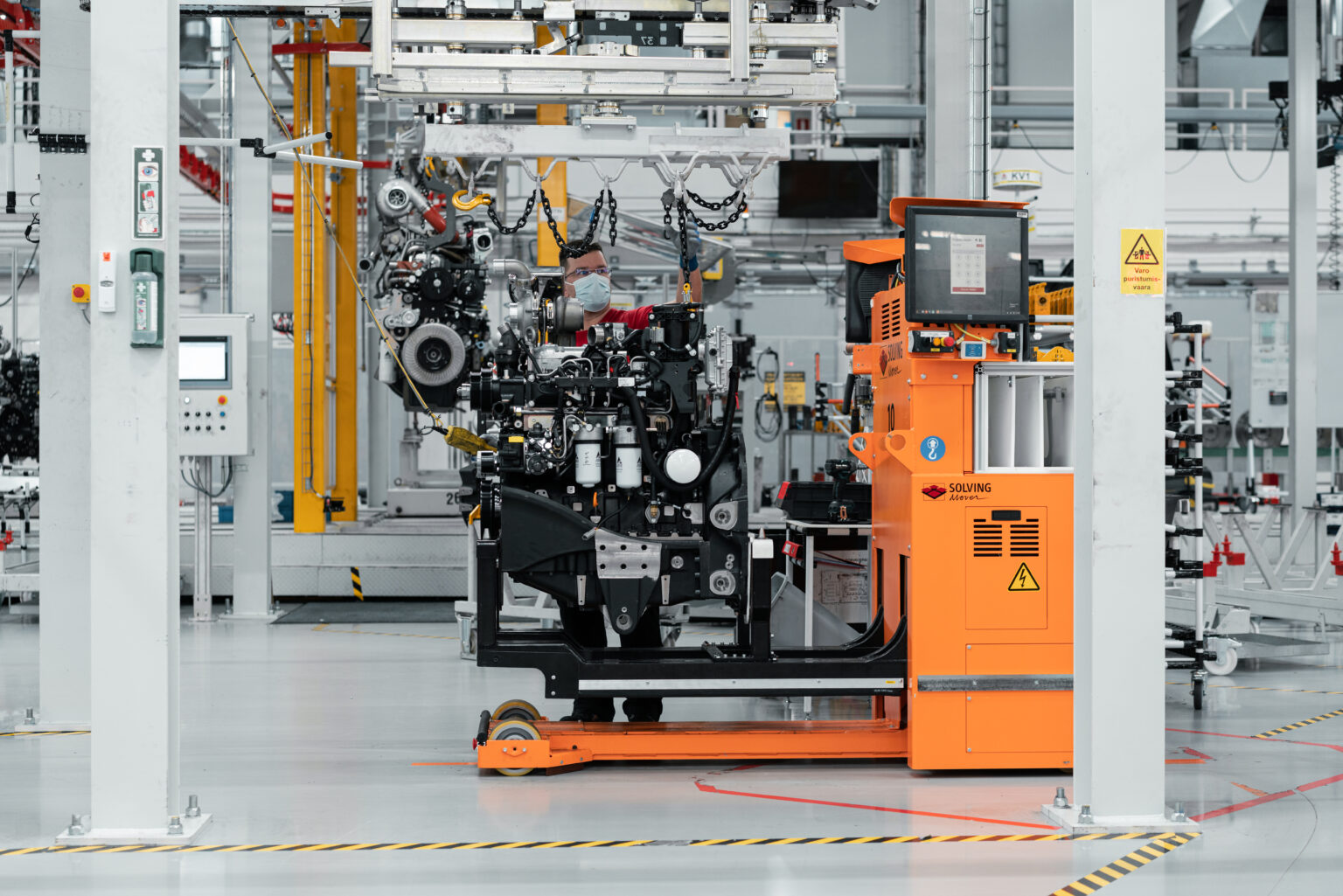 1,2-1,5 T Automated production line for engines - Solving