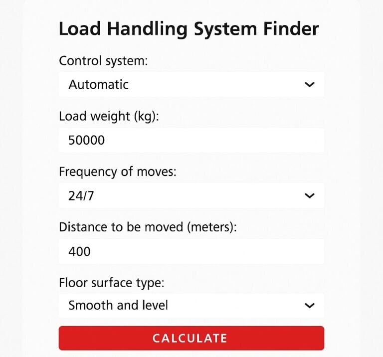 Heavy load handling systems for intralogistics - Solving